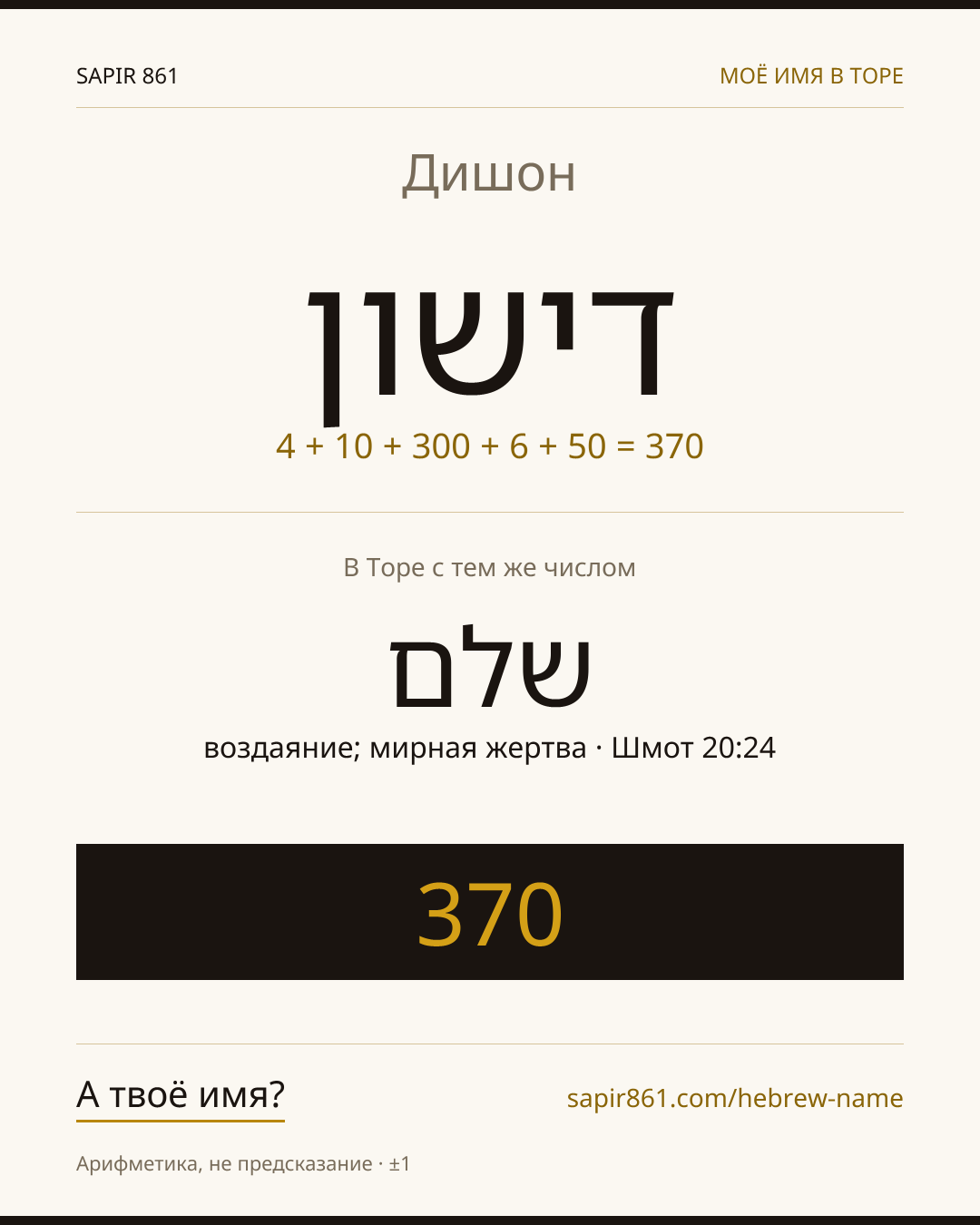 Дишон — דישון