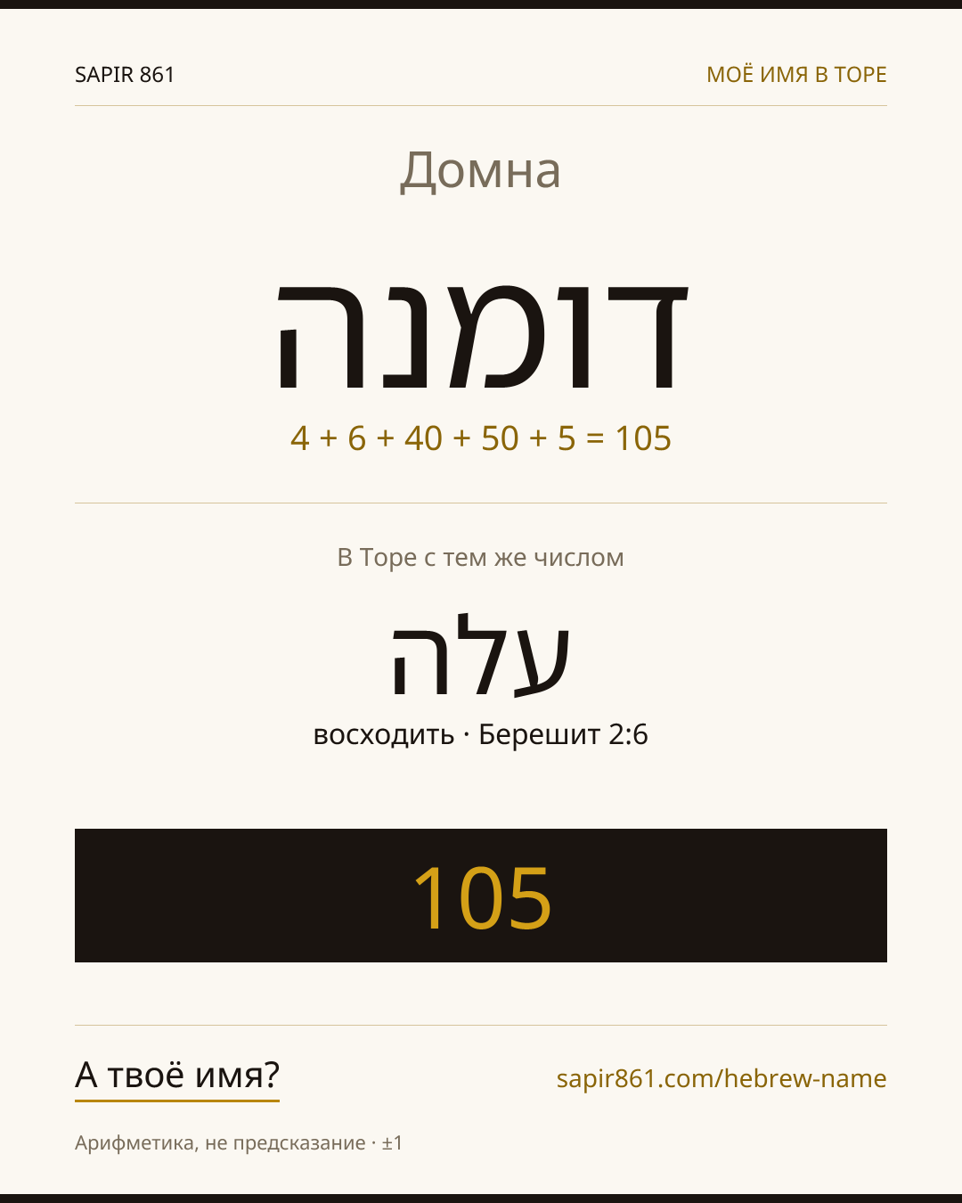 Домна — דומנה