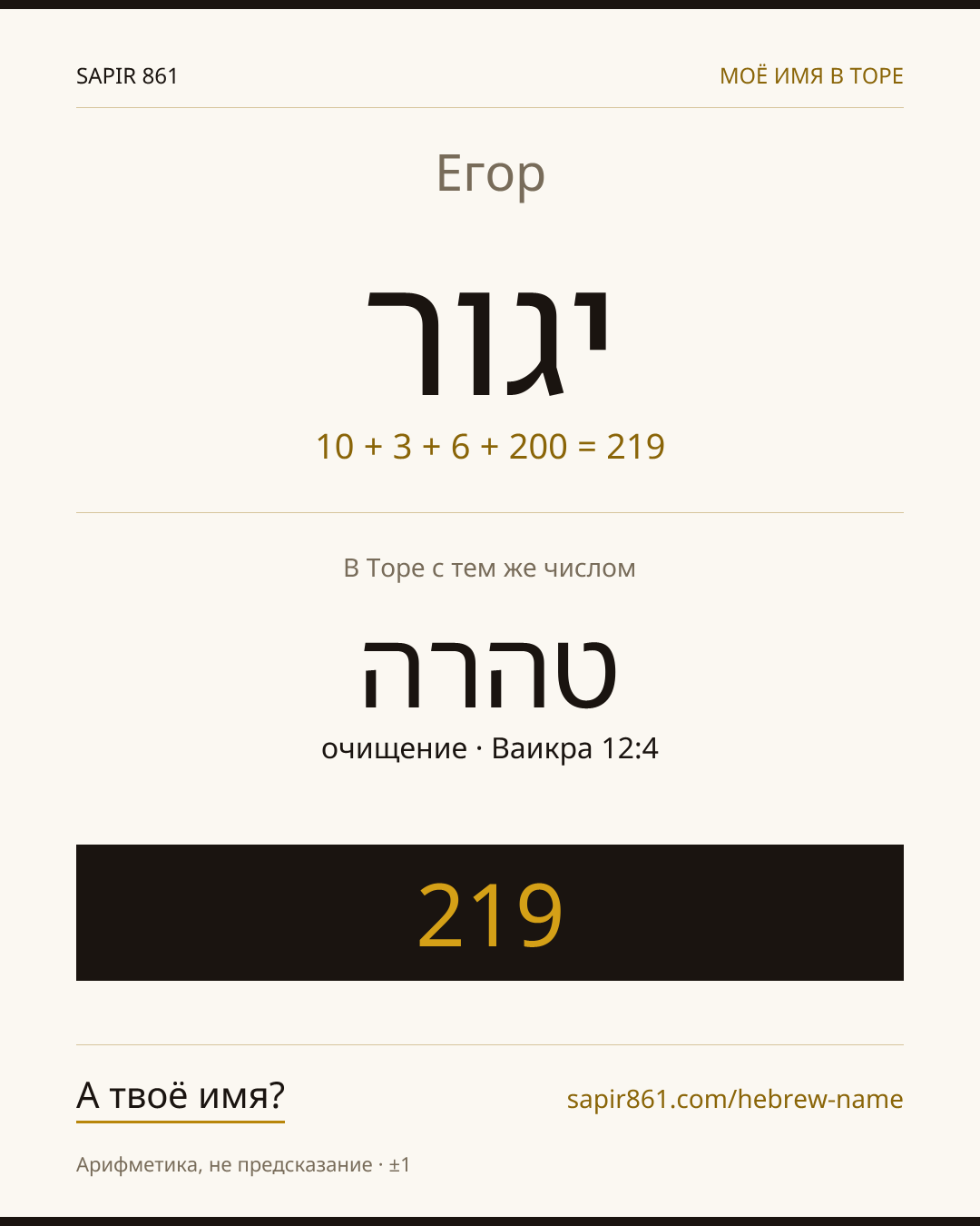 Егор — יגור