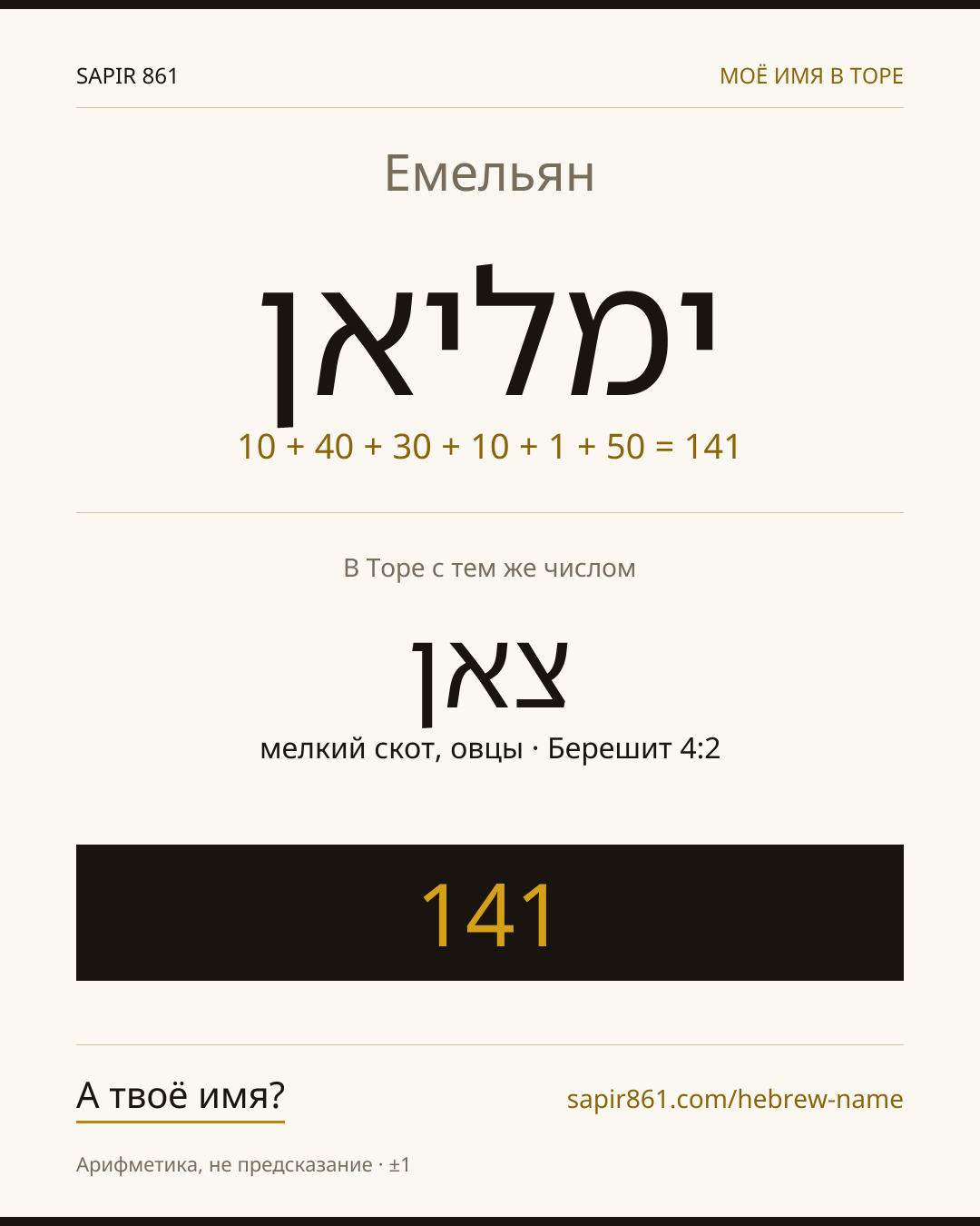 Емельян — ימליאן