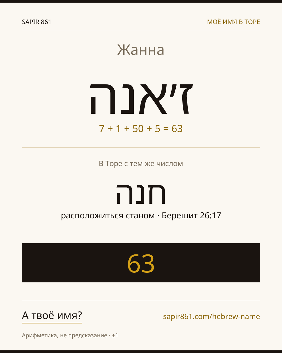 Жанна — ז׳אנה