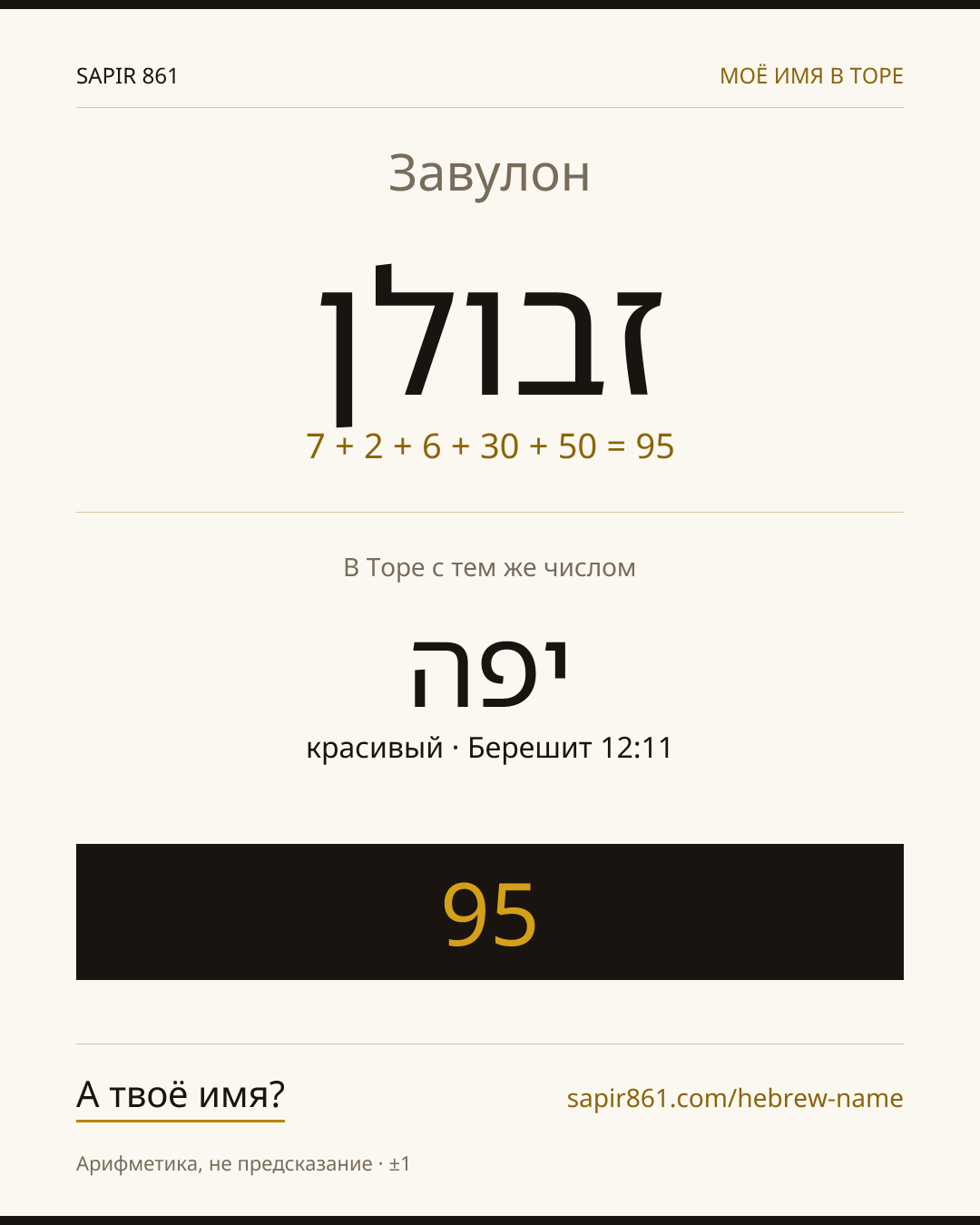 Завулон — זבולן