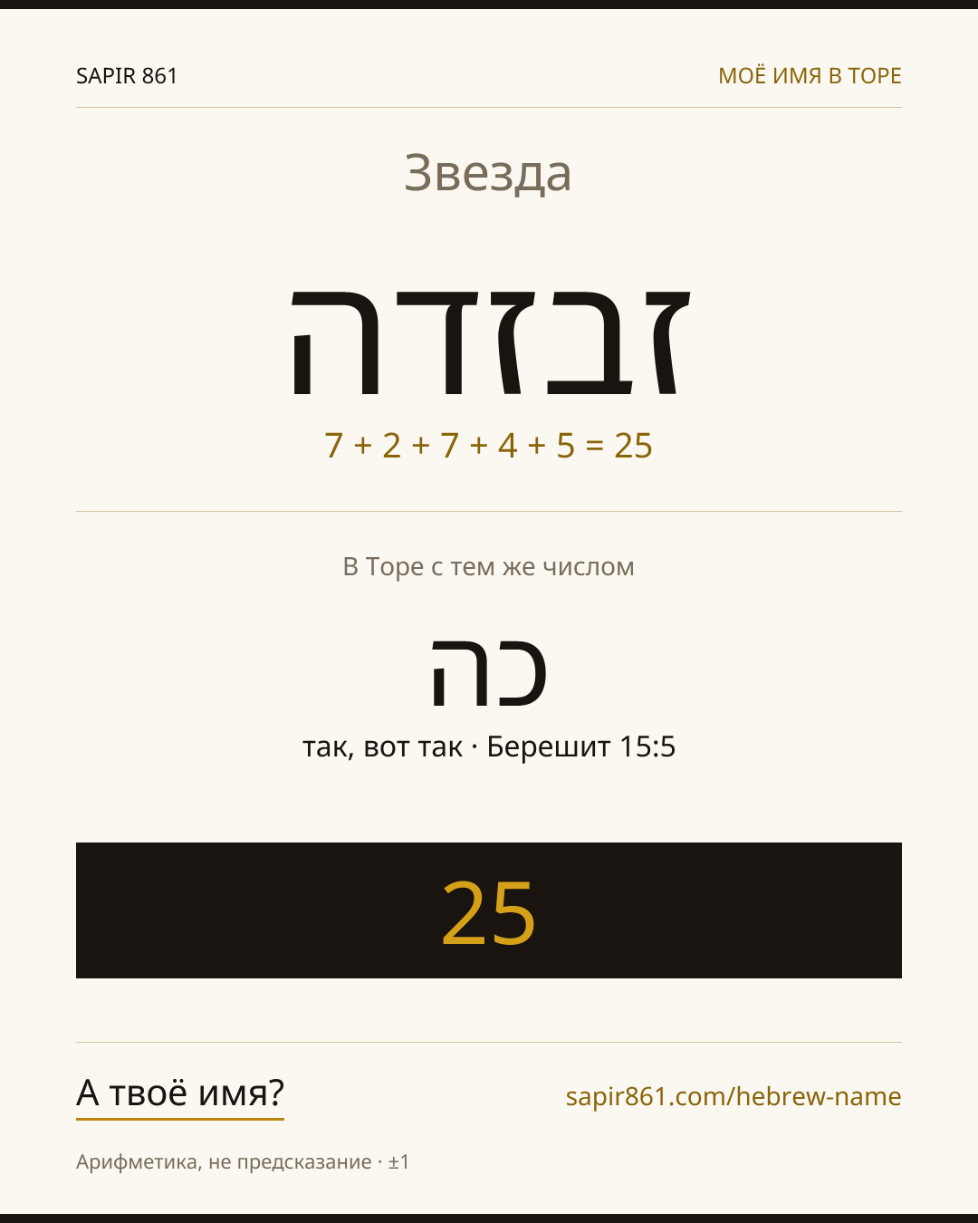 Звезда — זבזדה