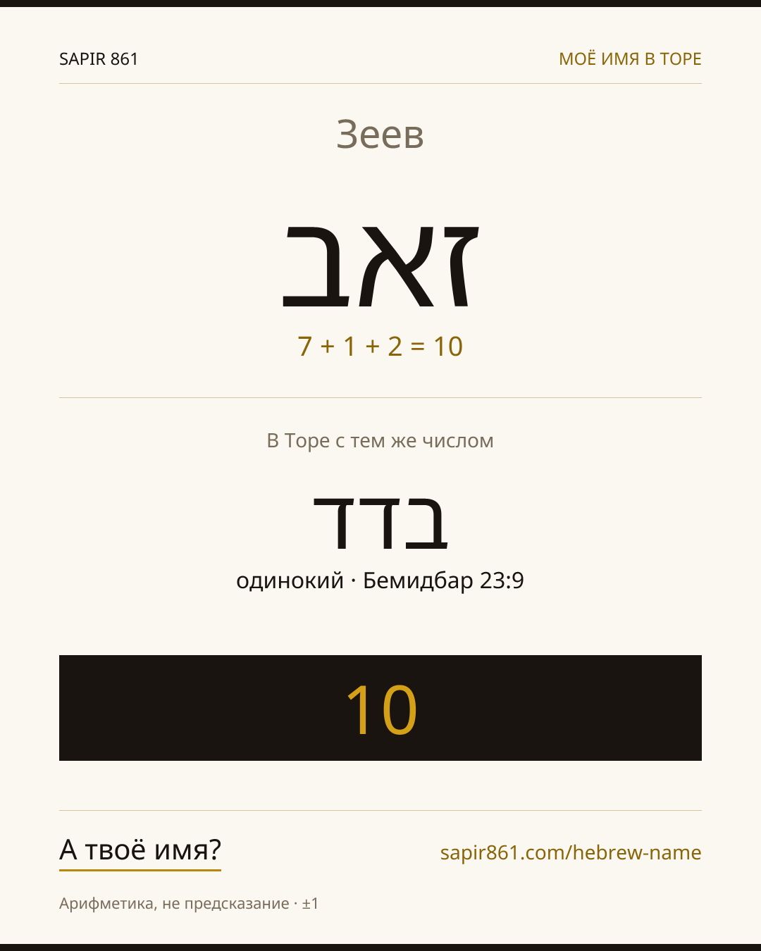 Зеев — זאב