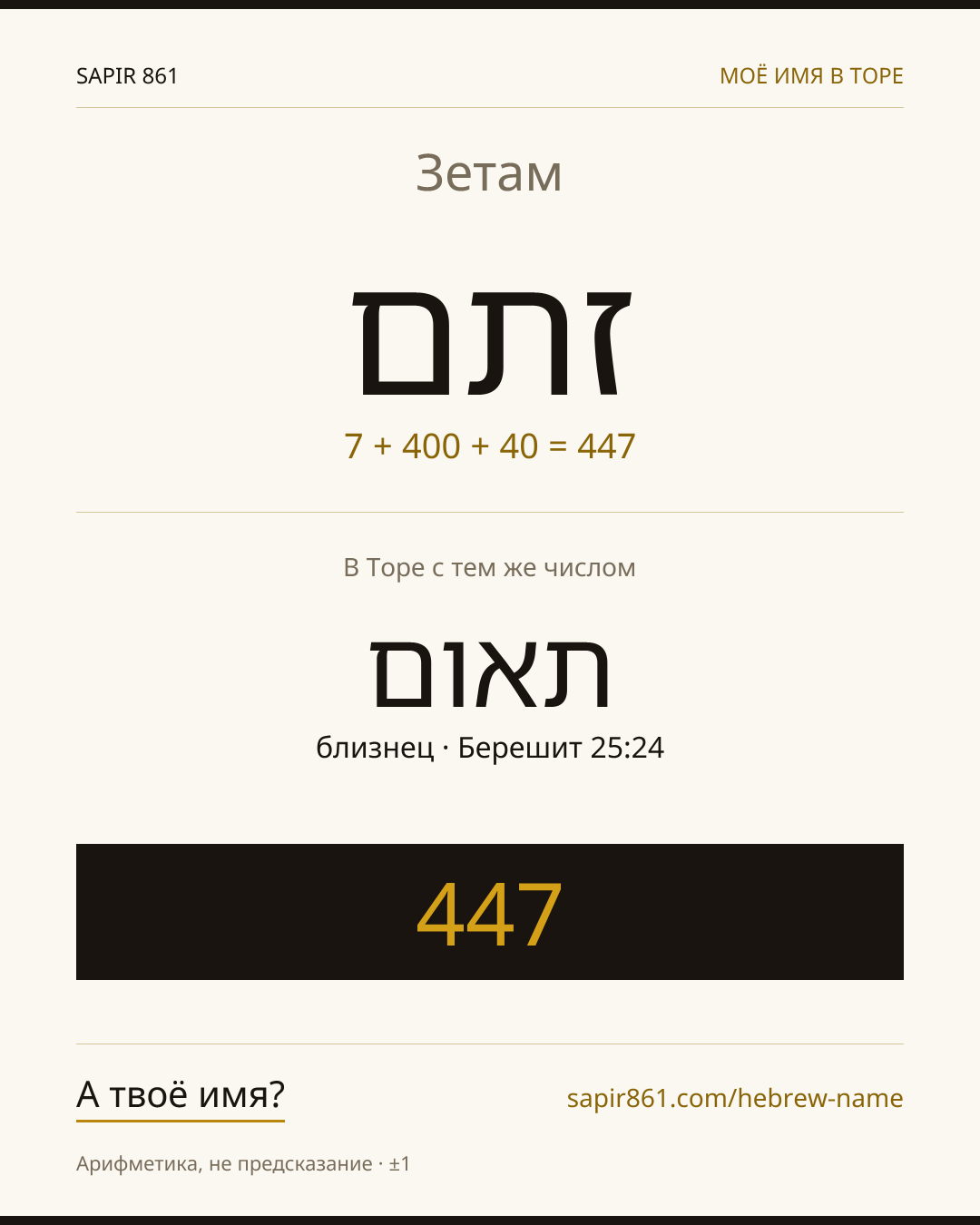 Зетам — זתם