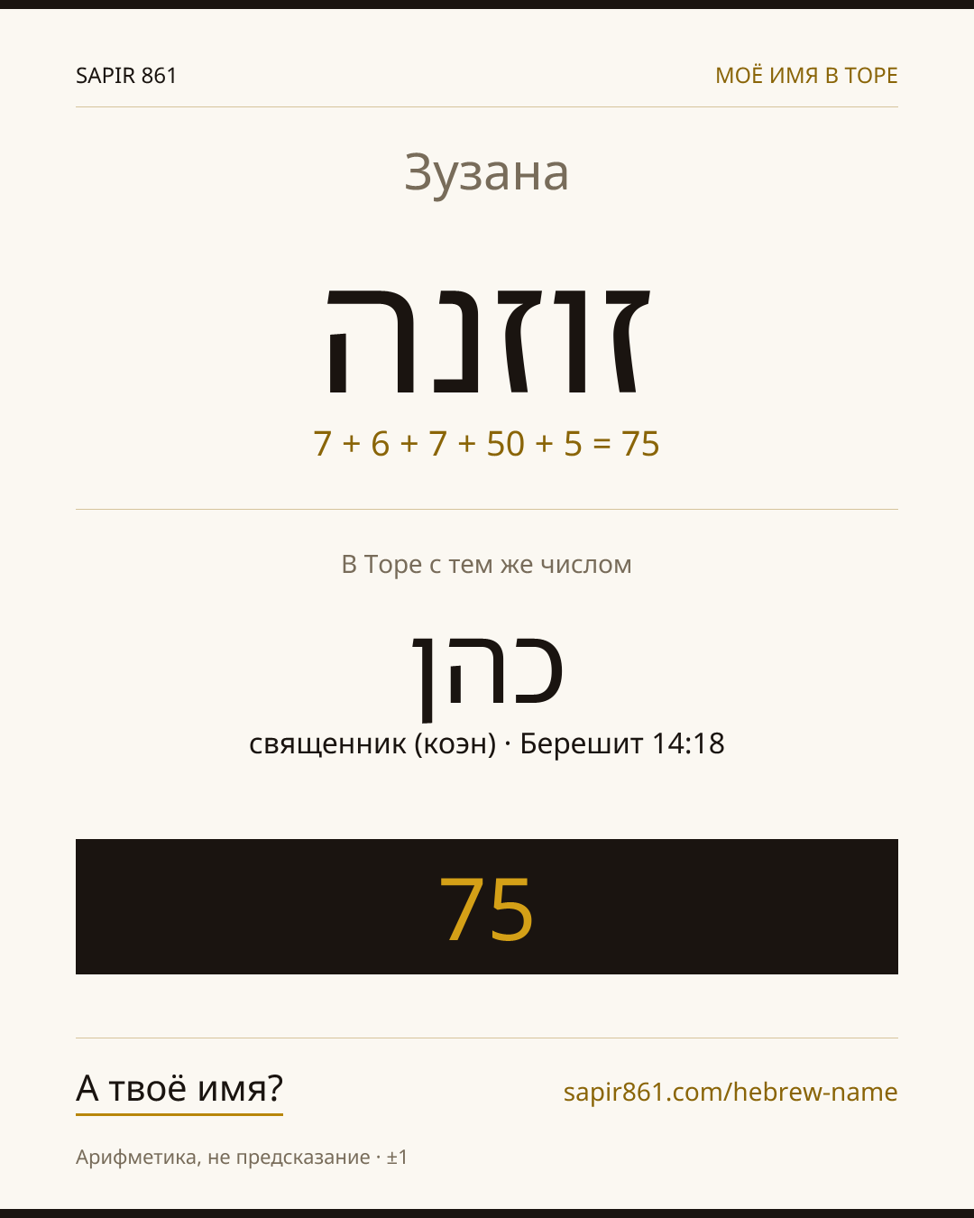Зузана — זוזנה