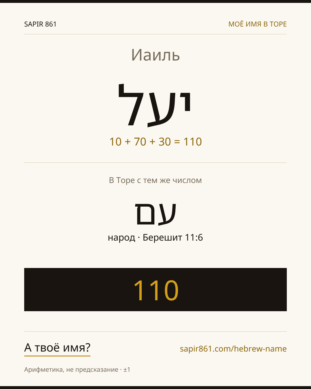 Иаиль — יעל