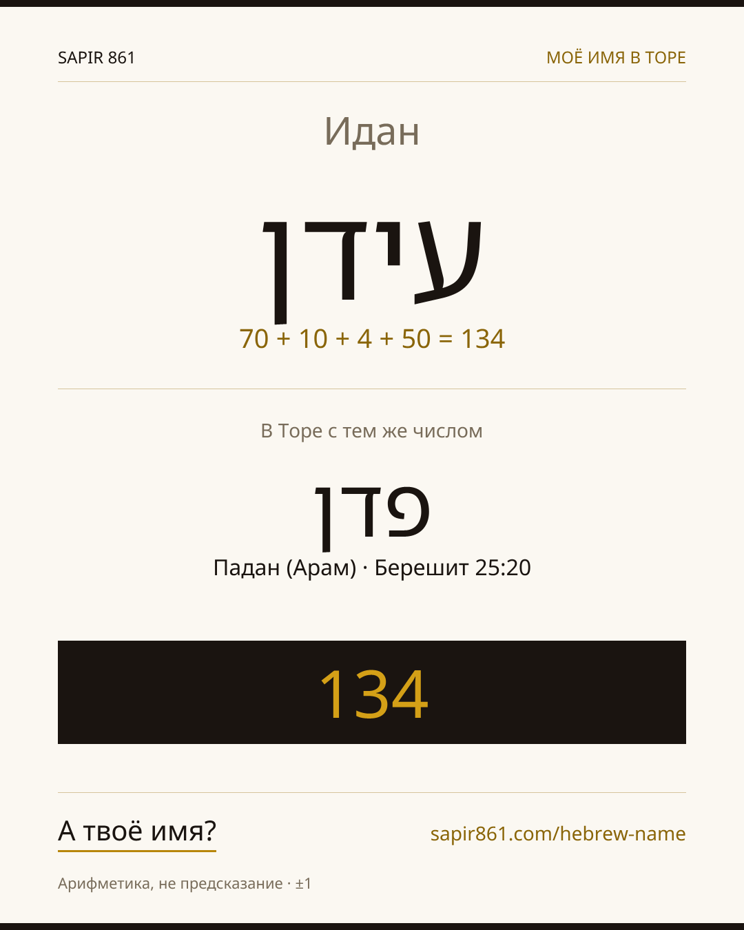 Идан — עידן