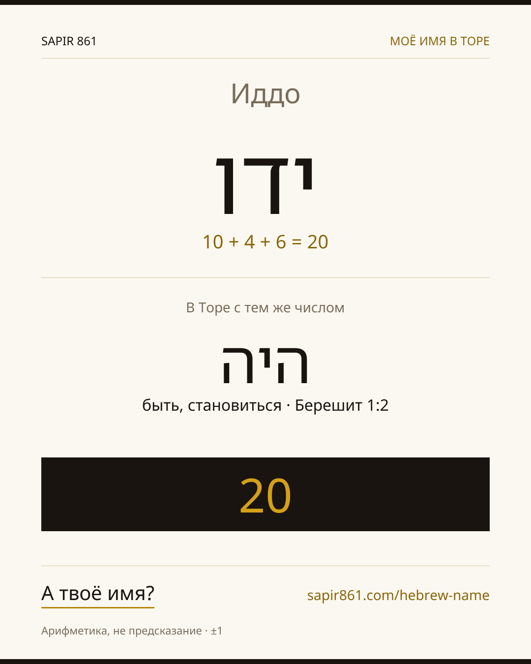 Иддо — ידו