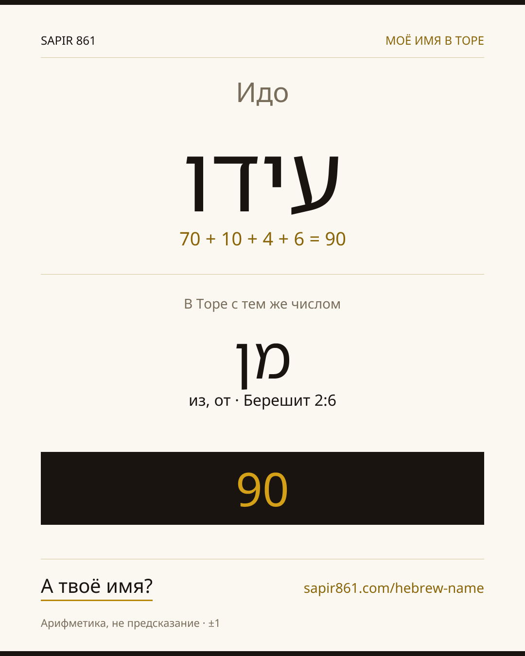 Идо — עידו