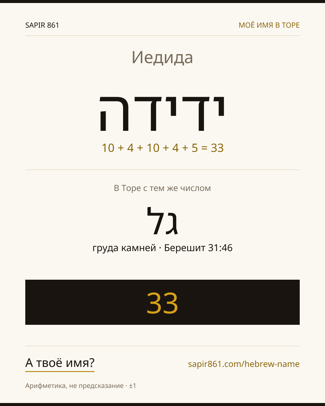 Иедида — ידידה