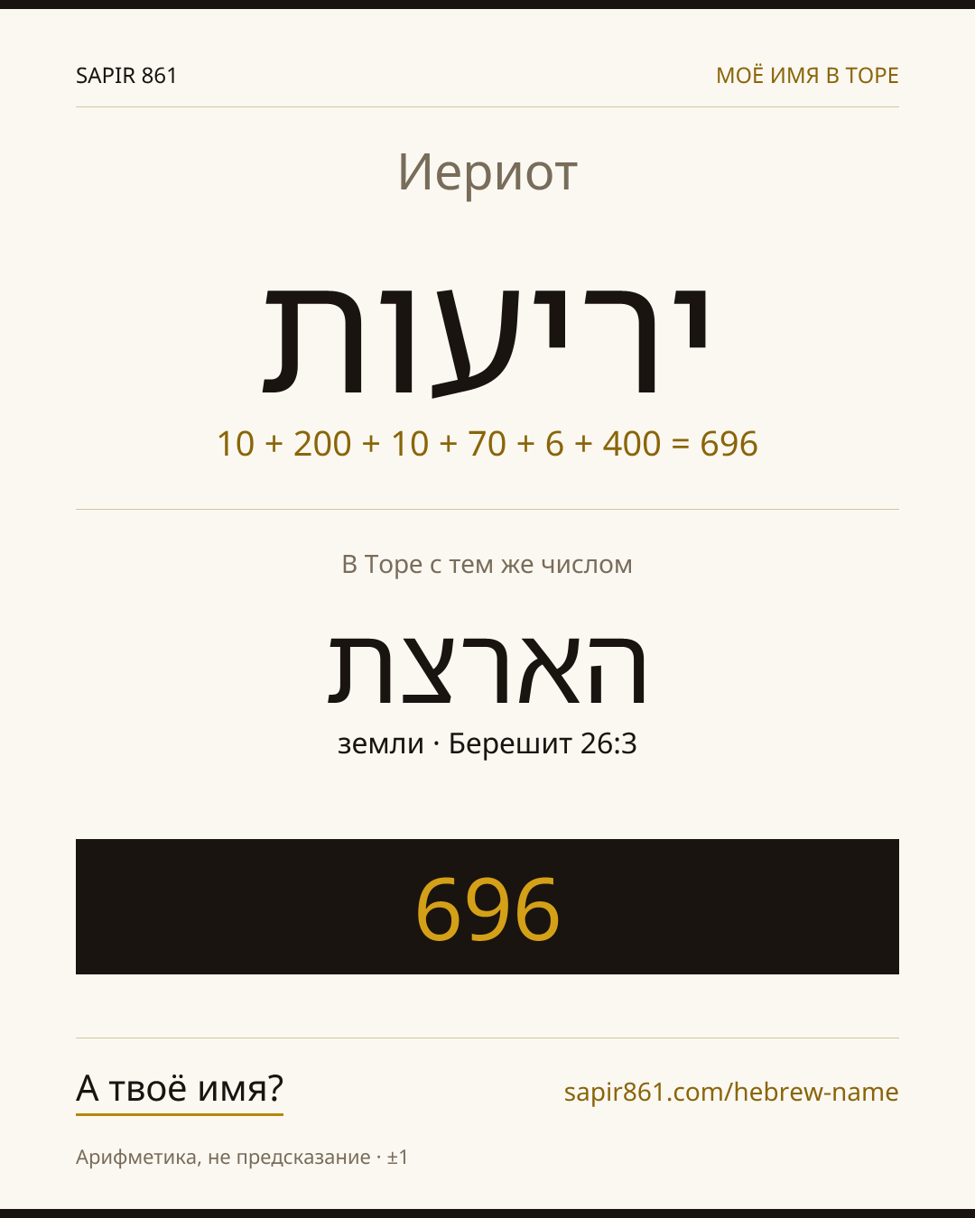 Иериот — יריעות