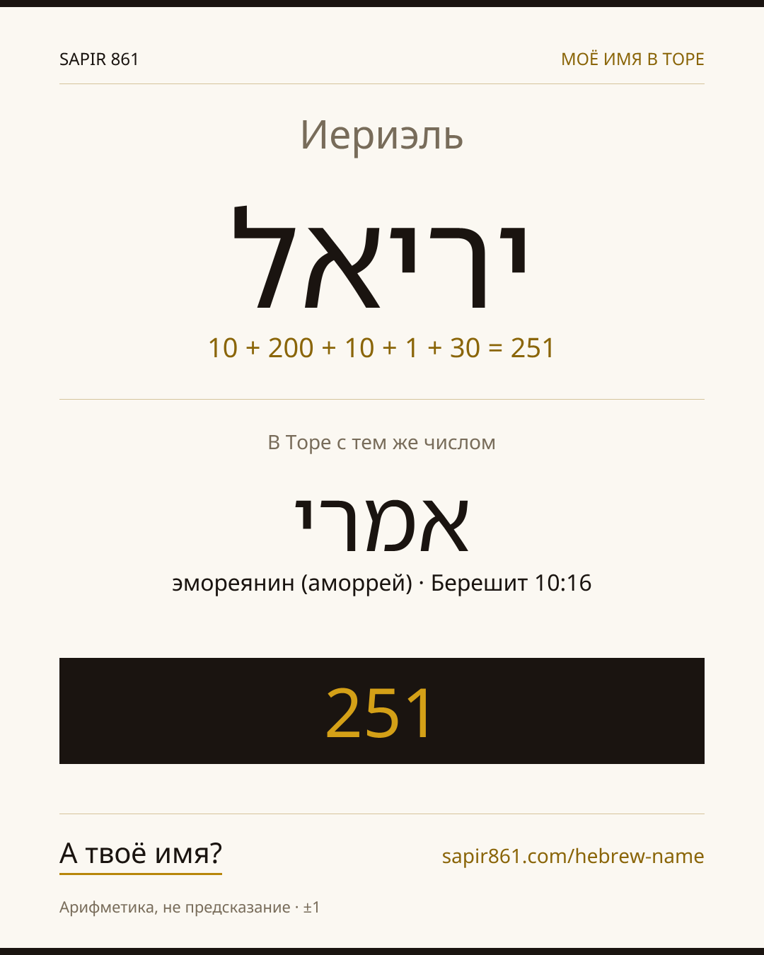 Иериэль — יריאל
