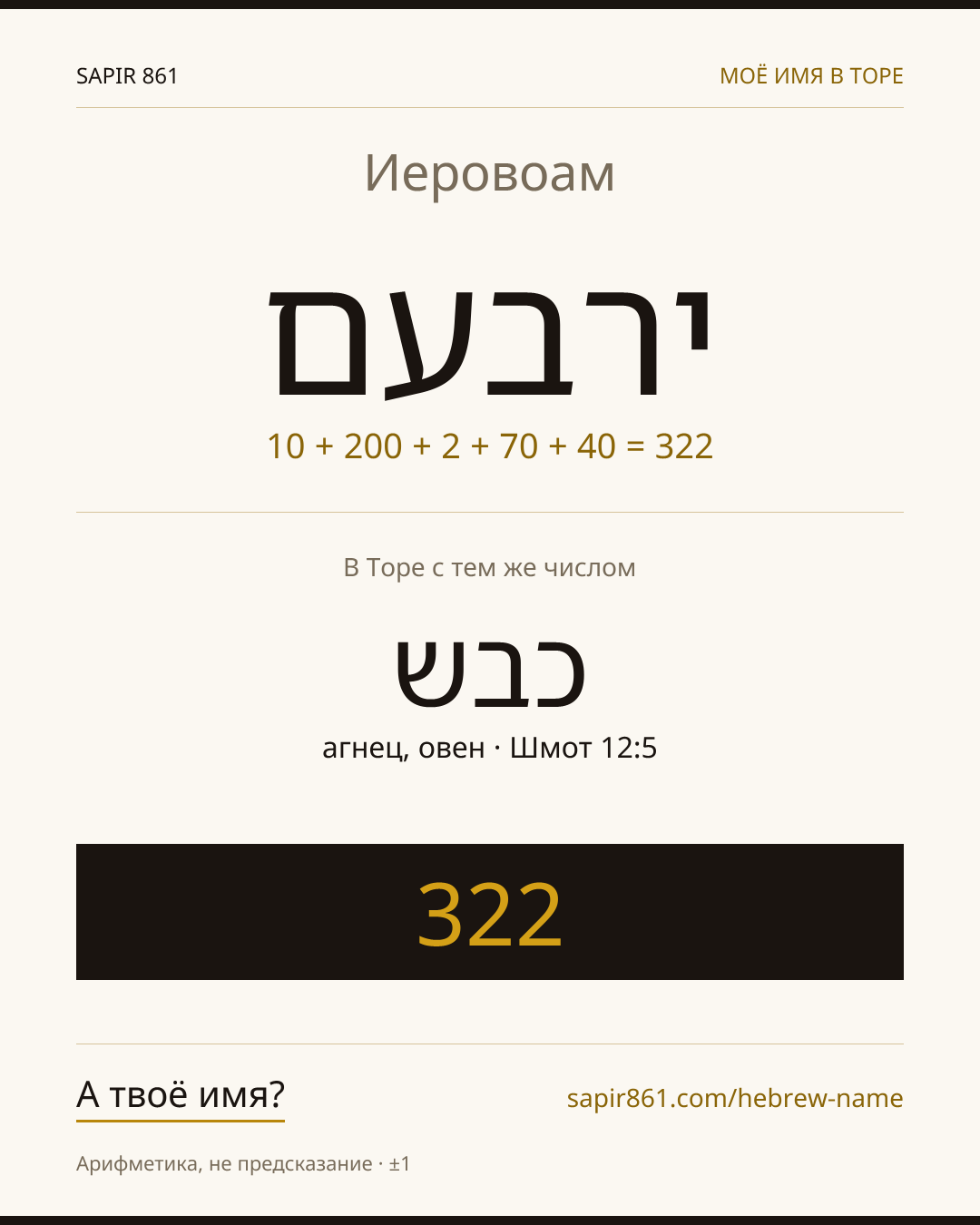 Иеровоам — ירבעם
