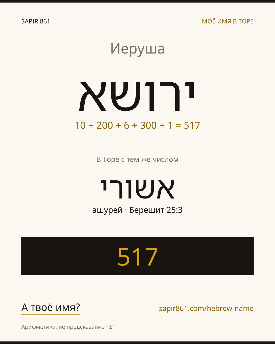 Иеруша — ירושא