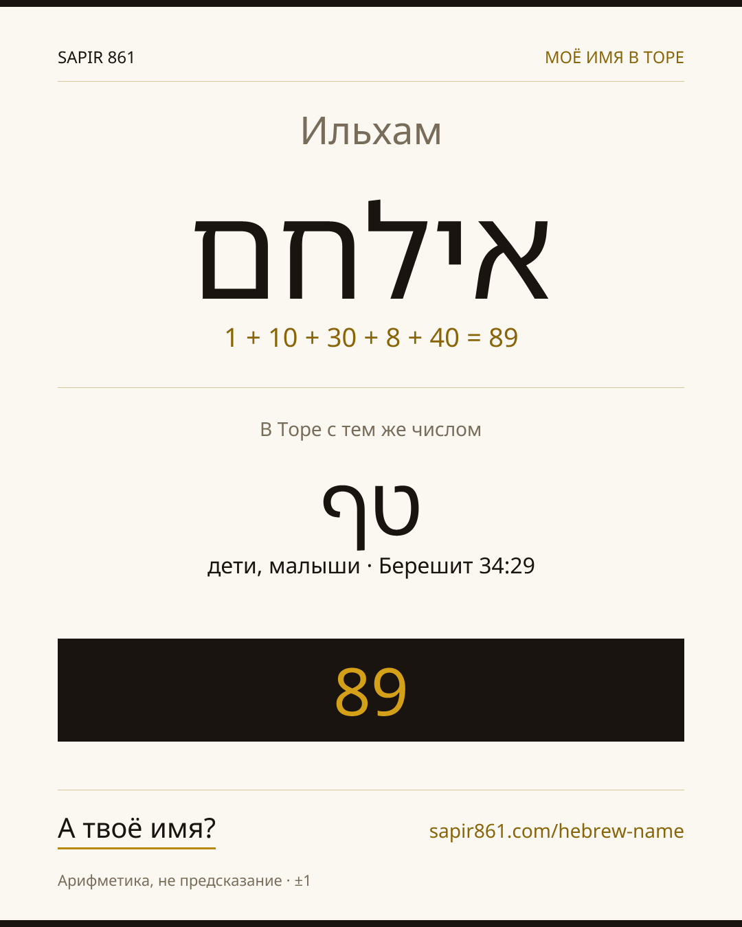 Ильхам — אילחם