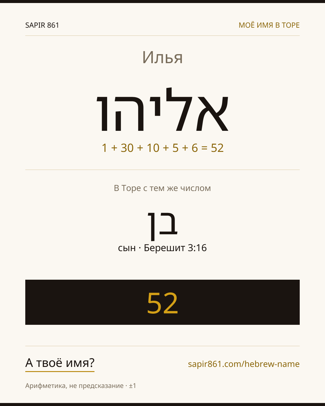 Илья — אליהו