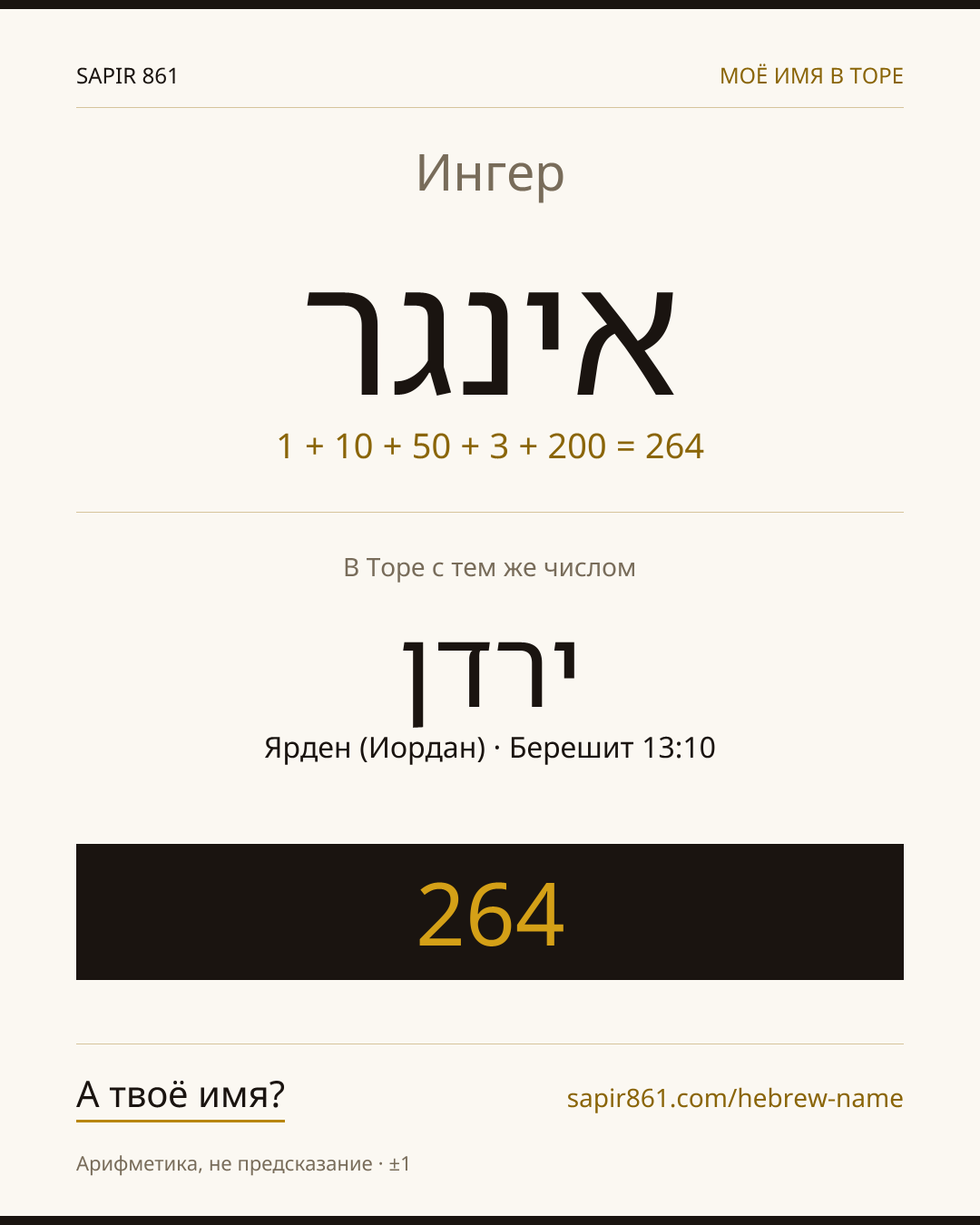 Ингер — אינגר