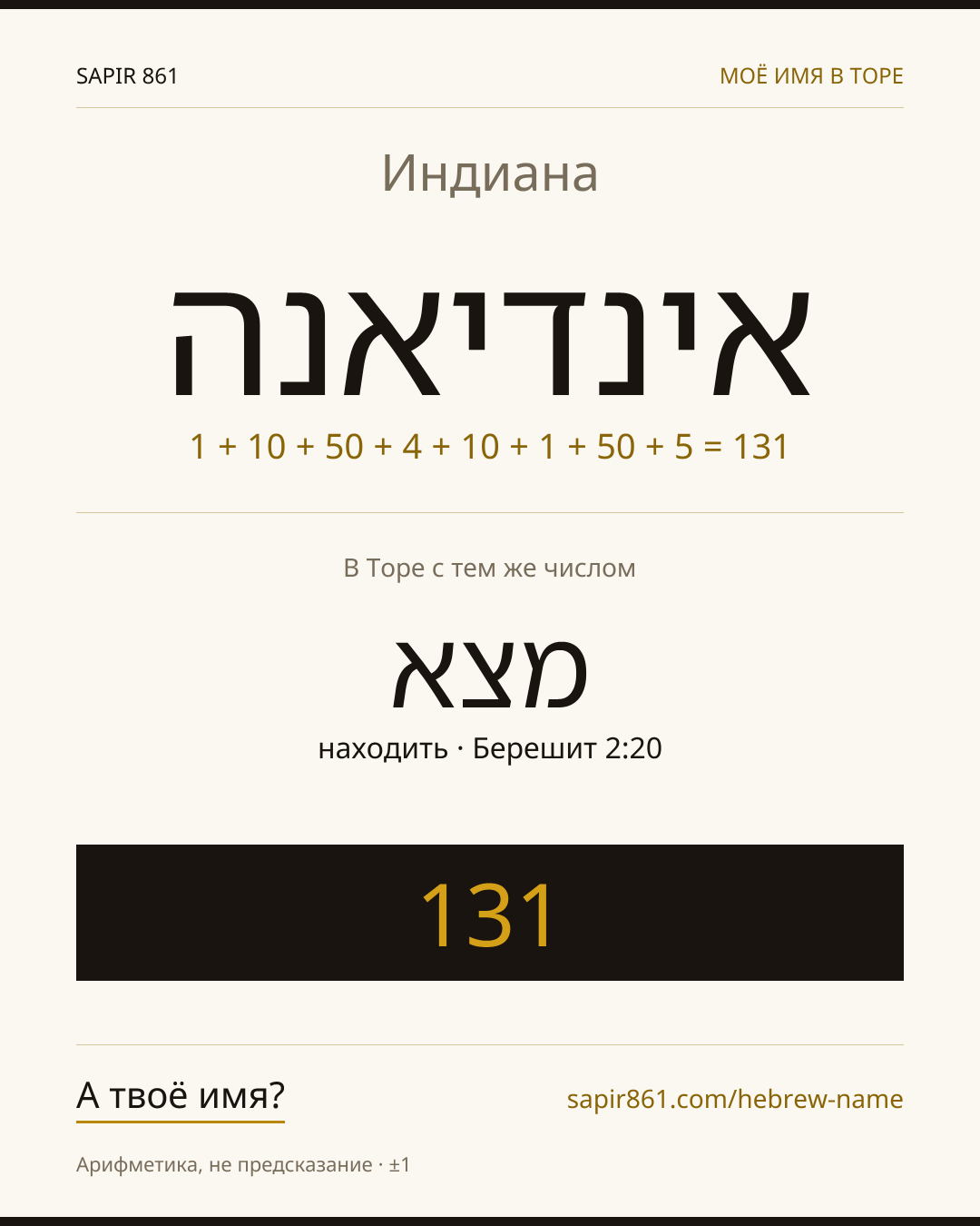 Индиана — אינדיאנה