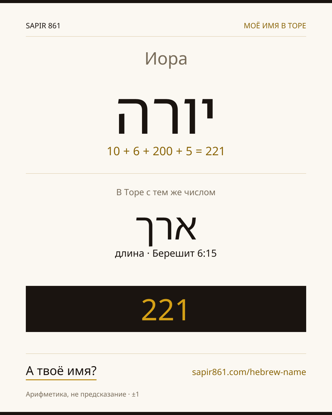 Иора — יורה
