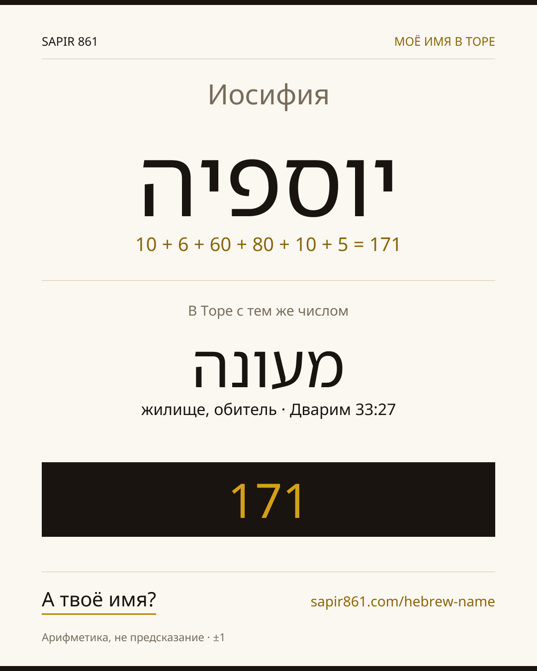 Иосифия — יוספיה