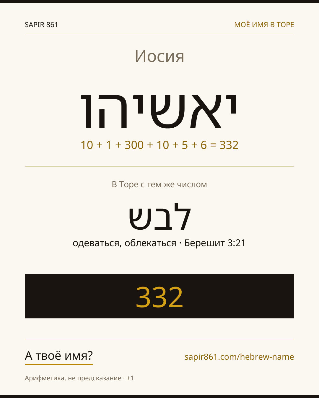 Иосия — יאשיהו