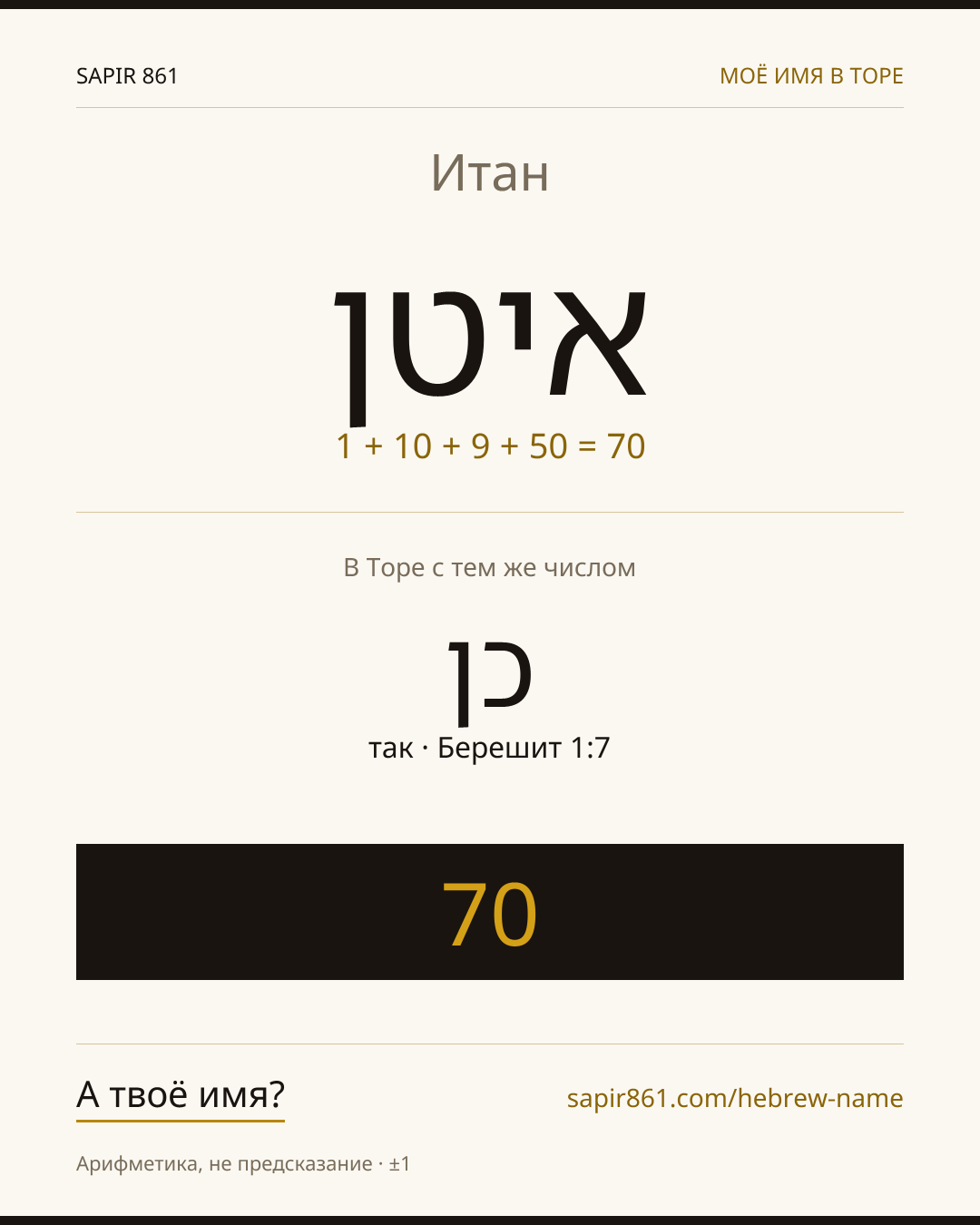 Итан — איטן