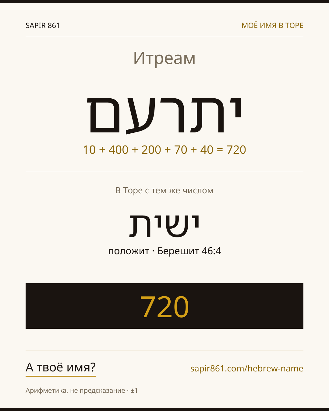 Итреам — יתרעם