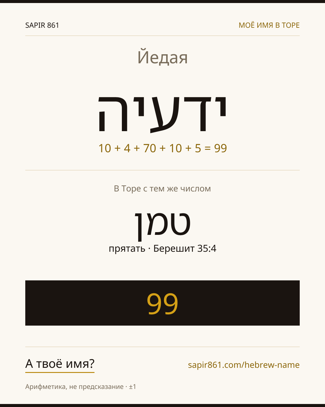 Йедая — ידעיה