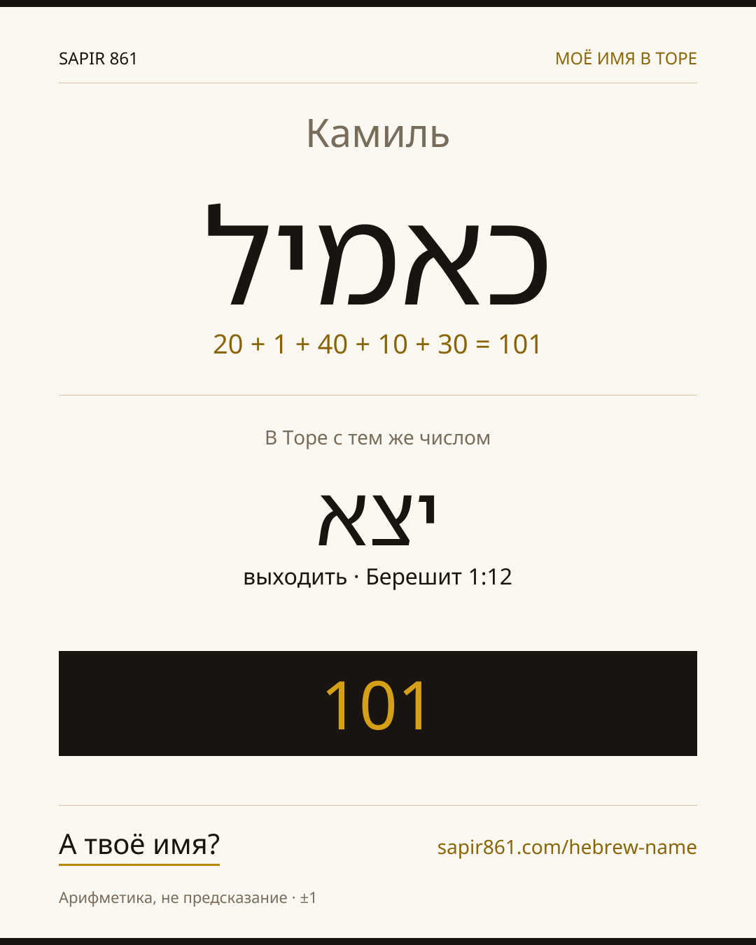 Камиль — כאמיל
