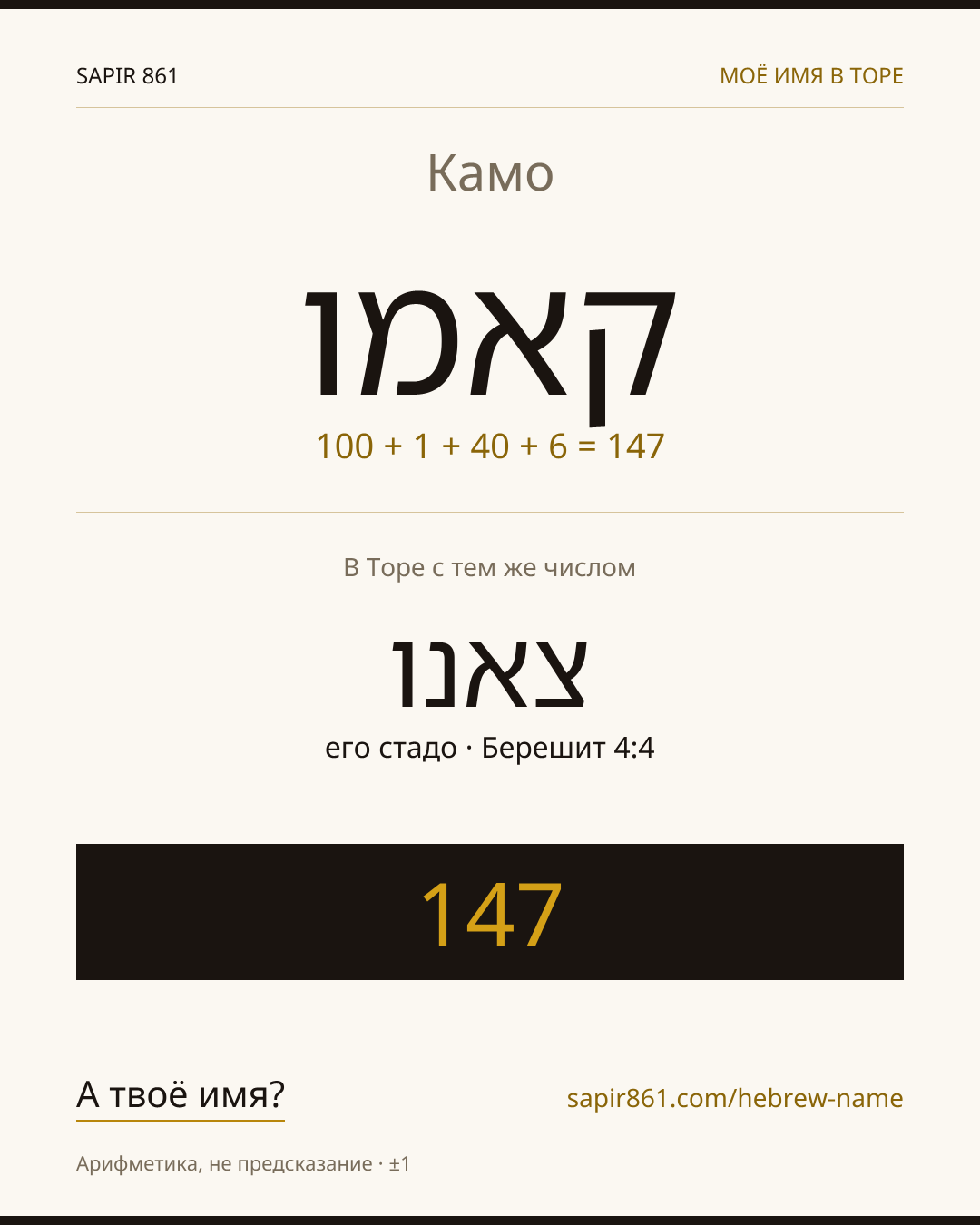 Камо — קאמו