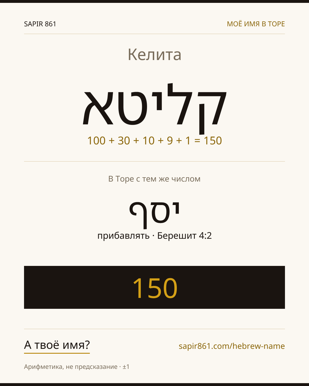 Келита — קליטא