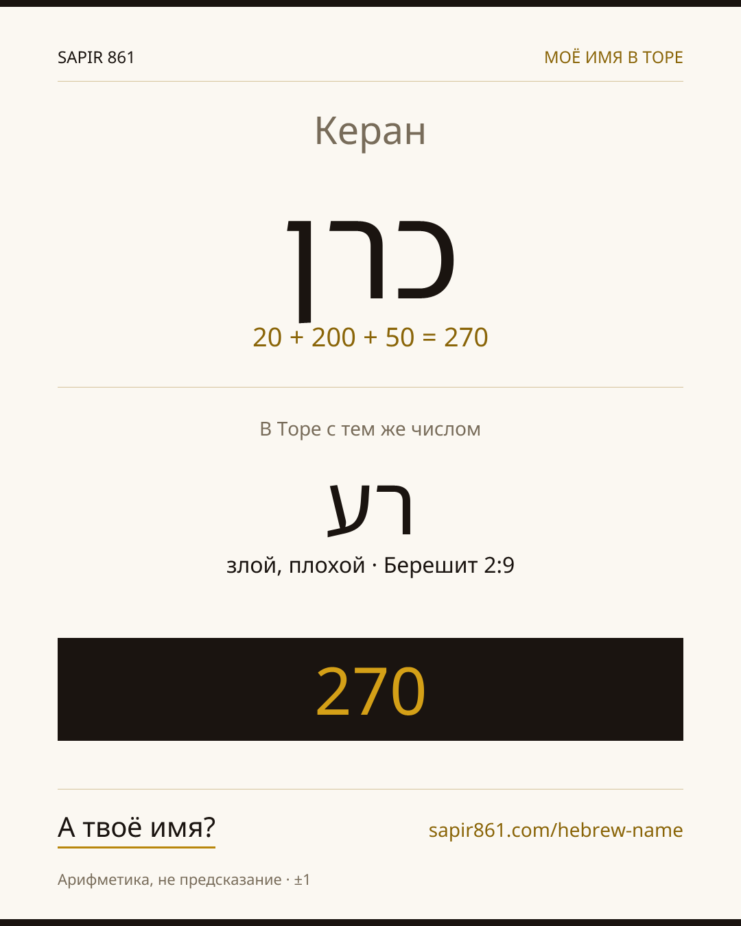 Керан — כרן