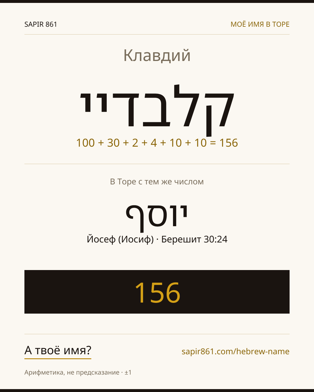 Клавдий — קלבדיי