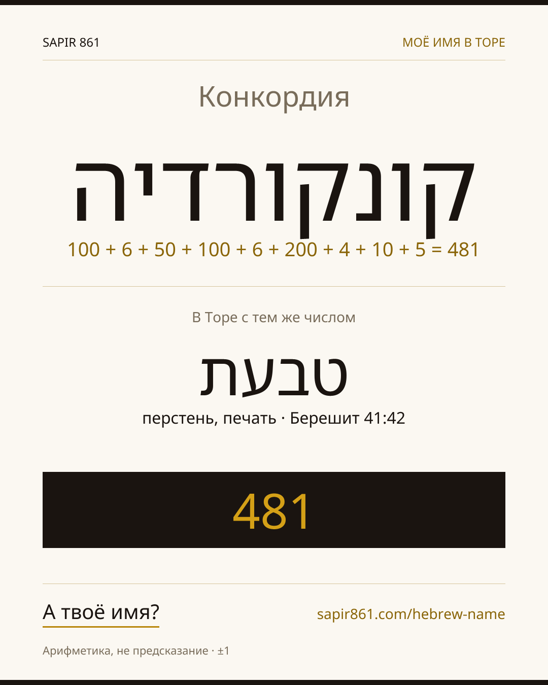 Конкордия — קונקורדיה