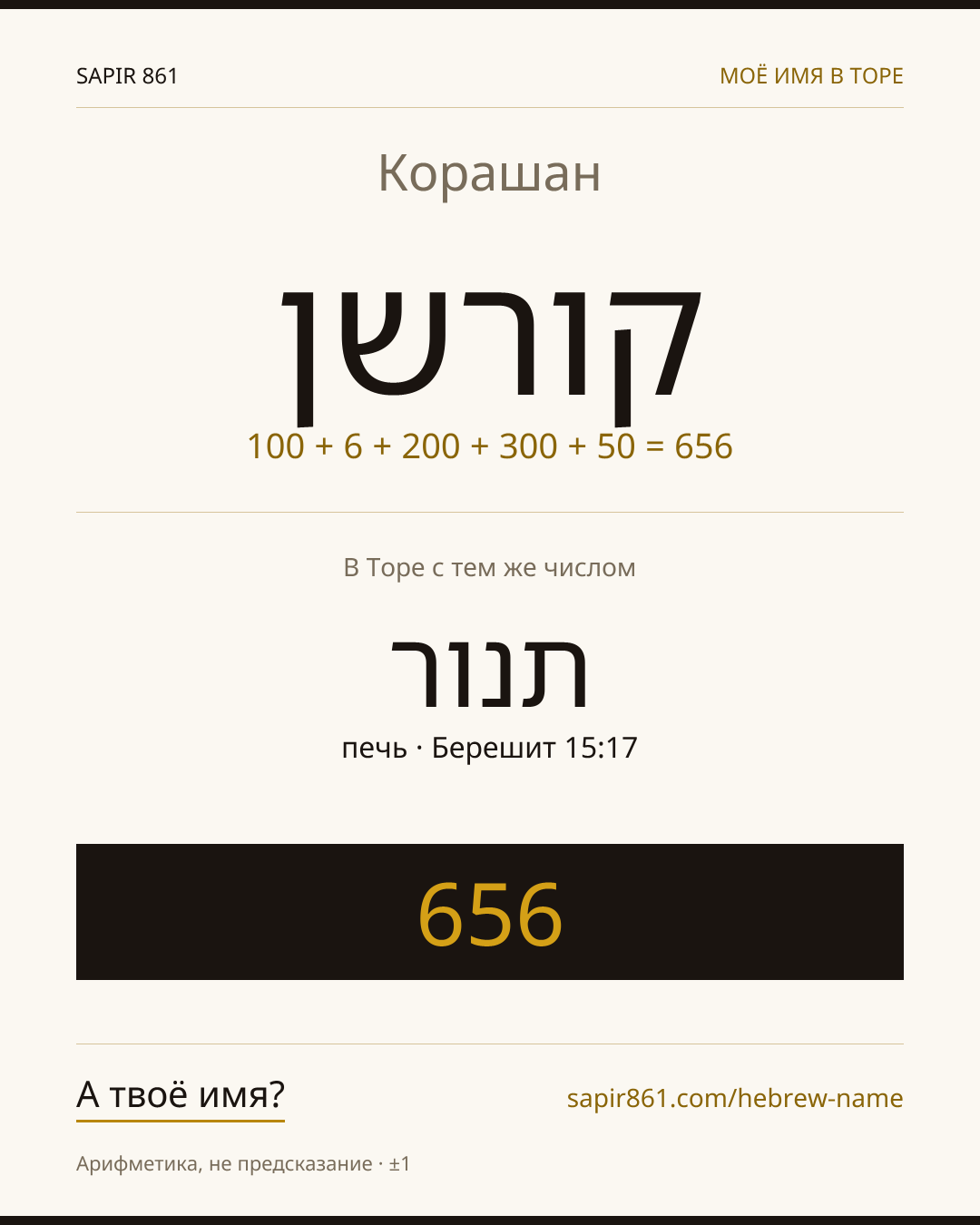 Корашан — קורשן