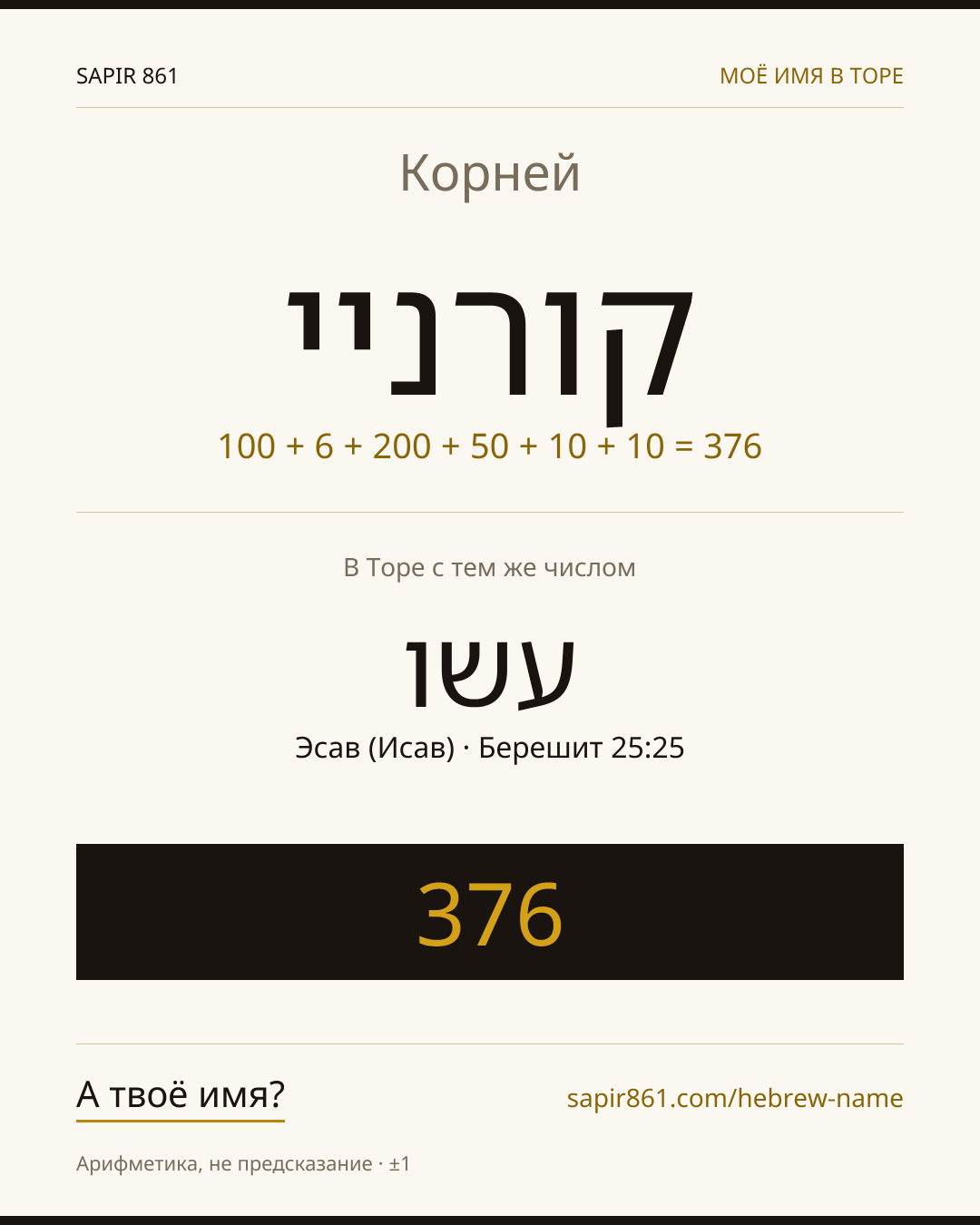 Корней — קורניי