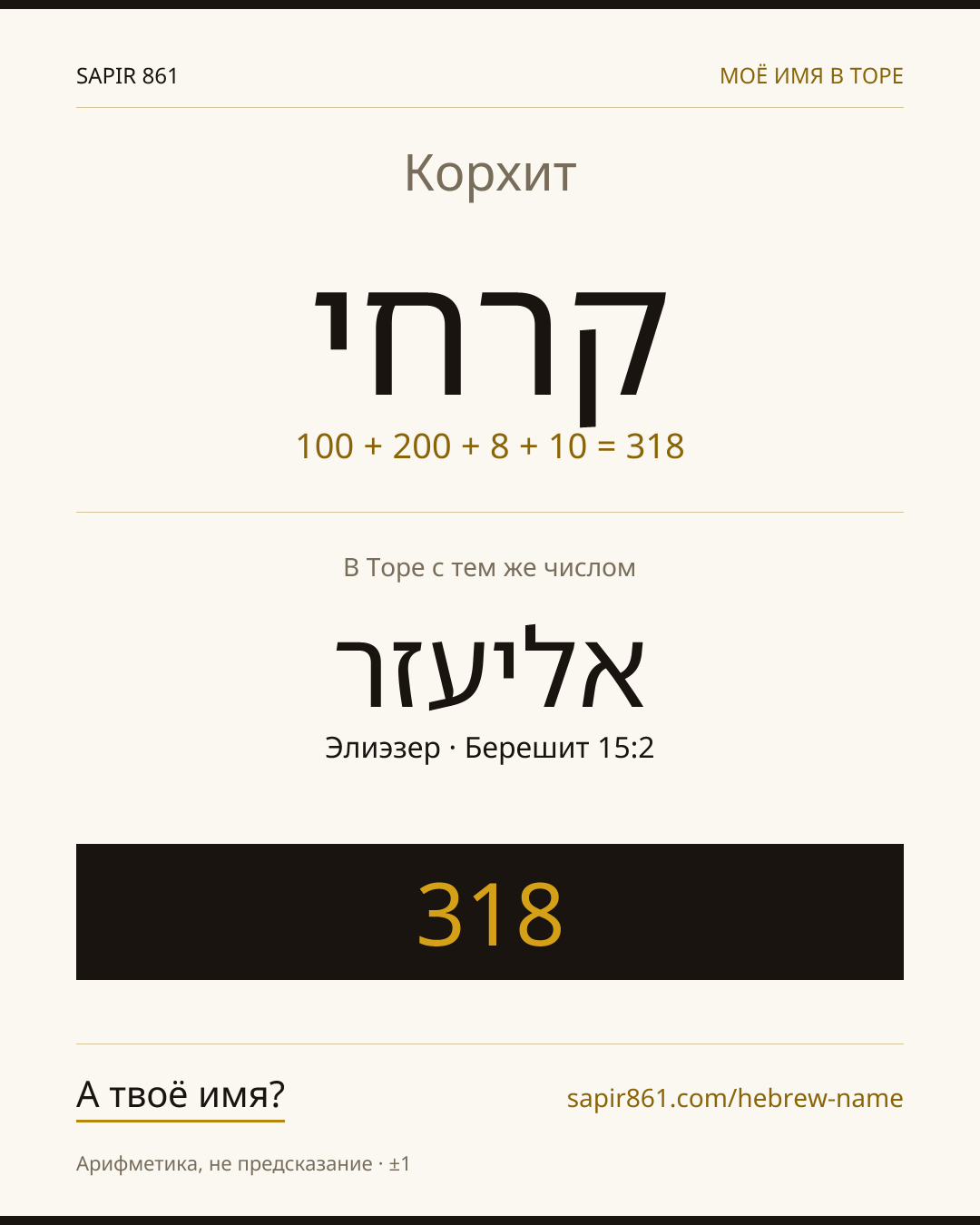 Корхит — קרחי