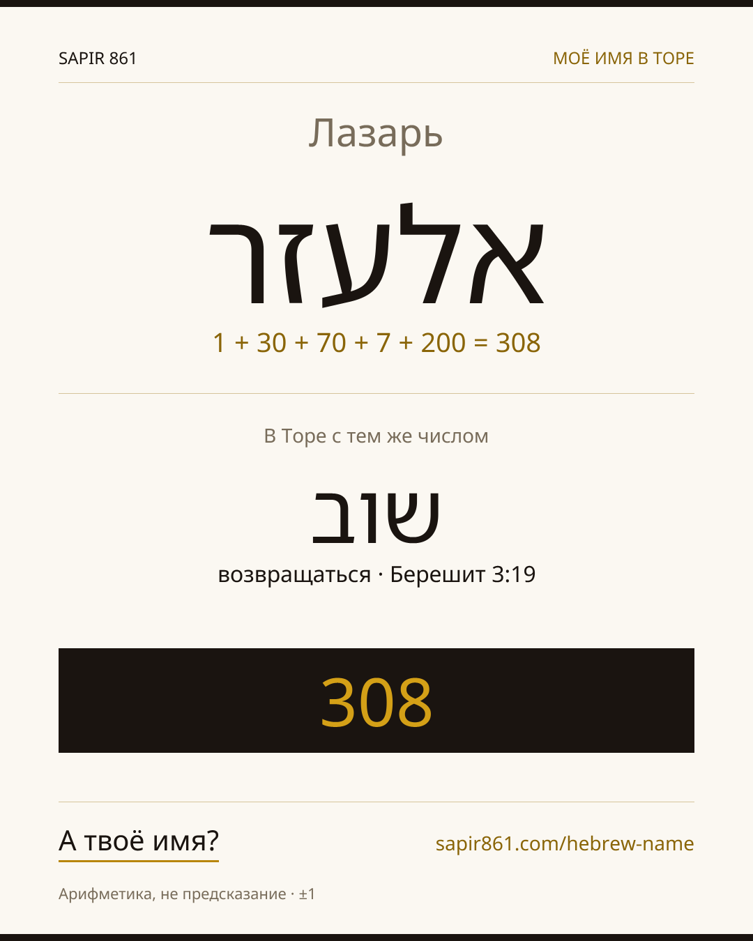 Лазарь — אלעזר