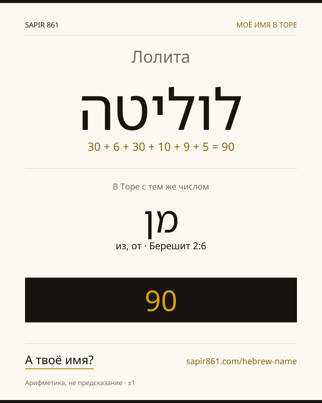 Лолита — לוליטה