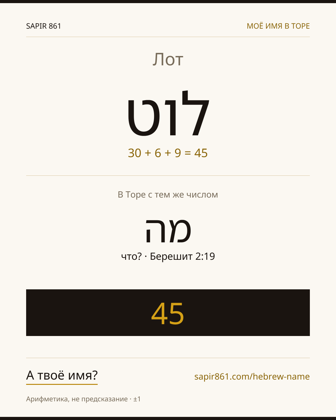 Лот — לוט
