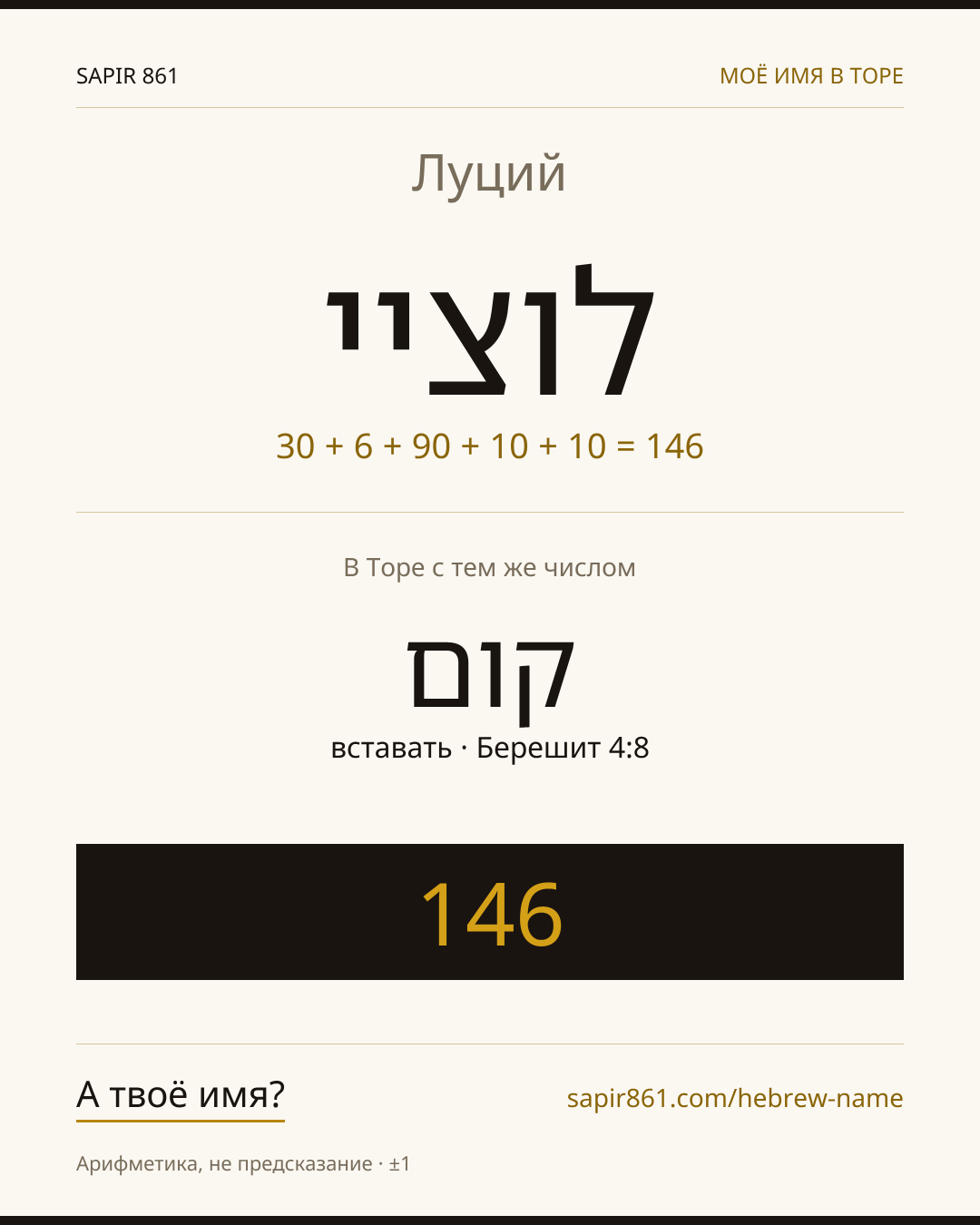 Луций — לוציי