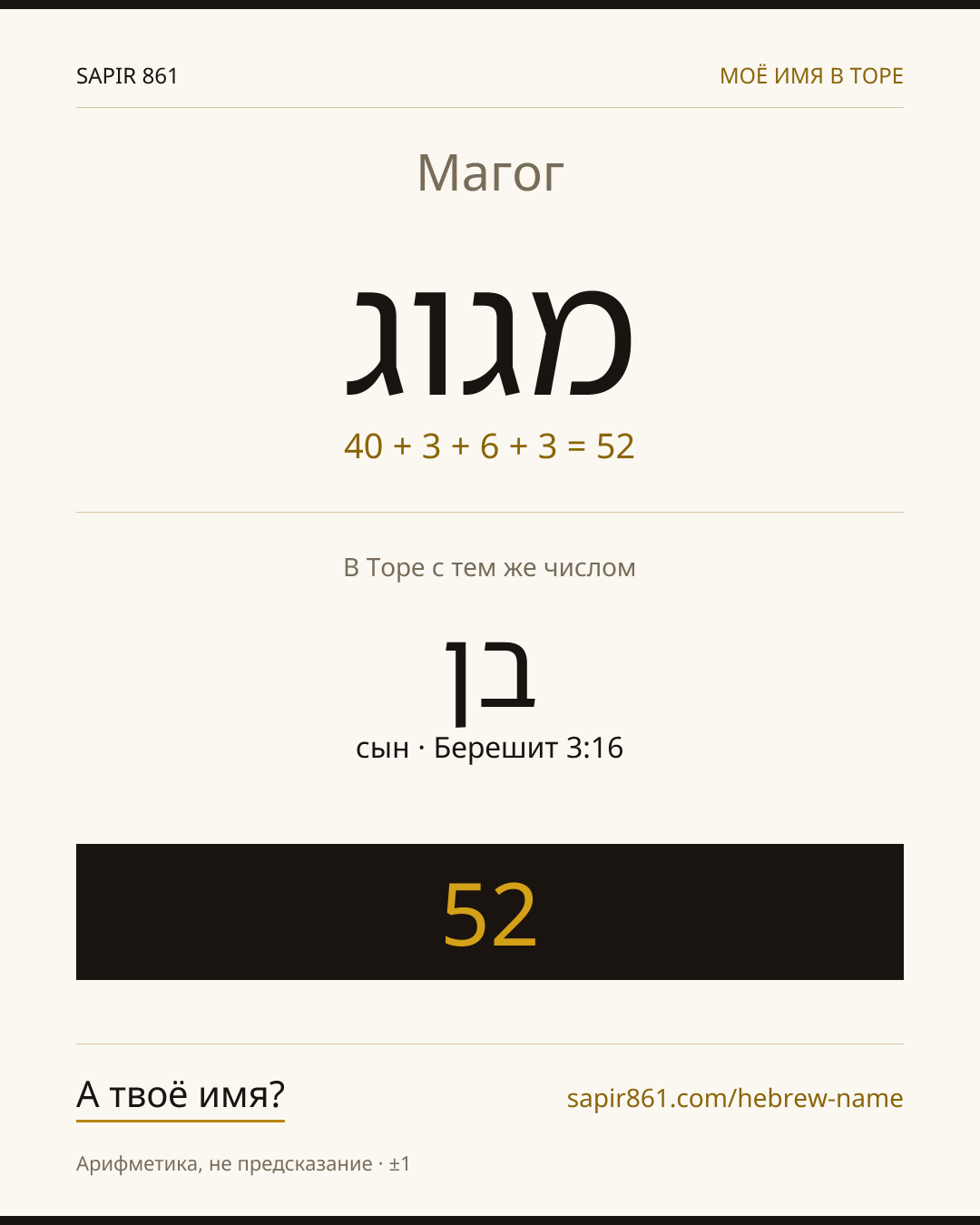 Магог — מגוג