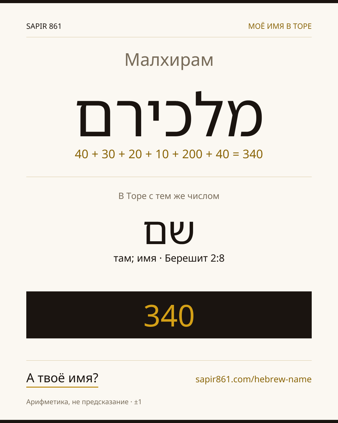 Малхирам — מלכירם