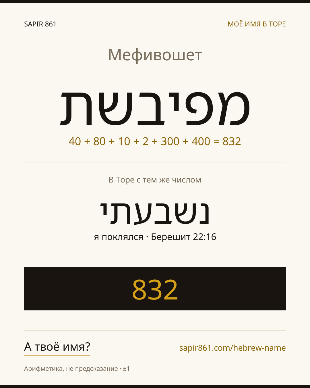 Мефивошет — מפיבשת
