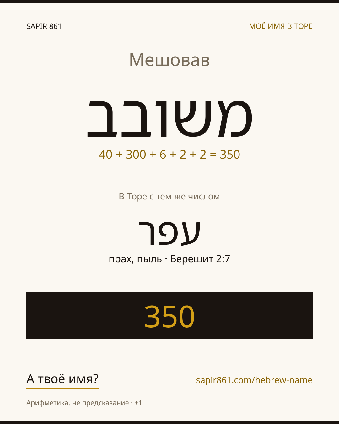 Мешовав — משובב