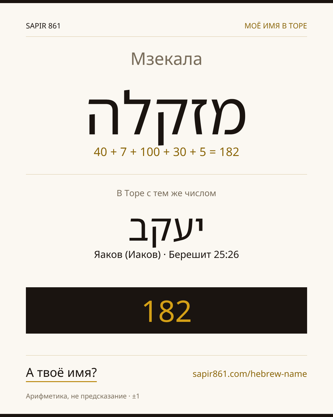 Мзекала — מזקלה