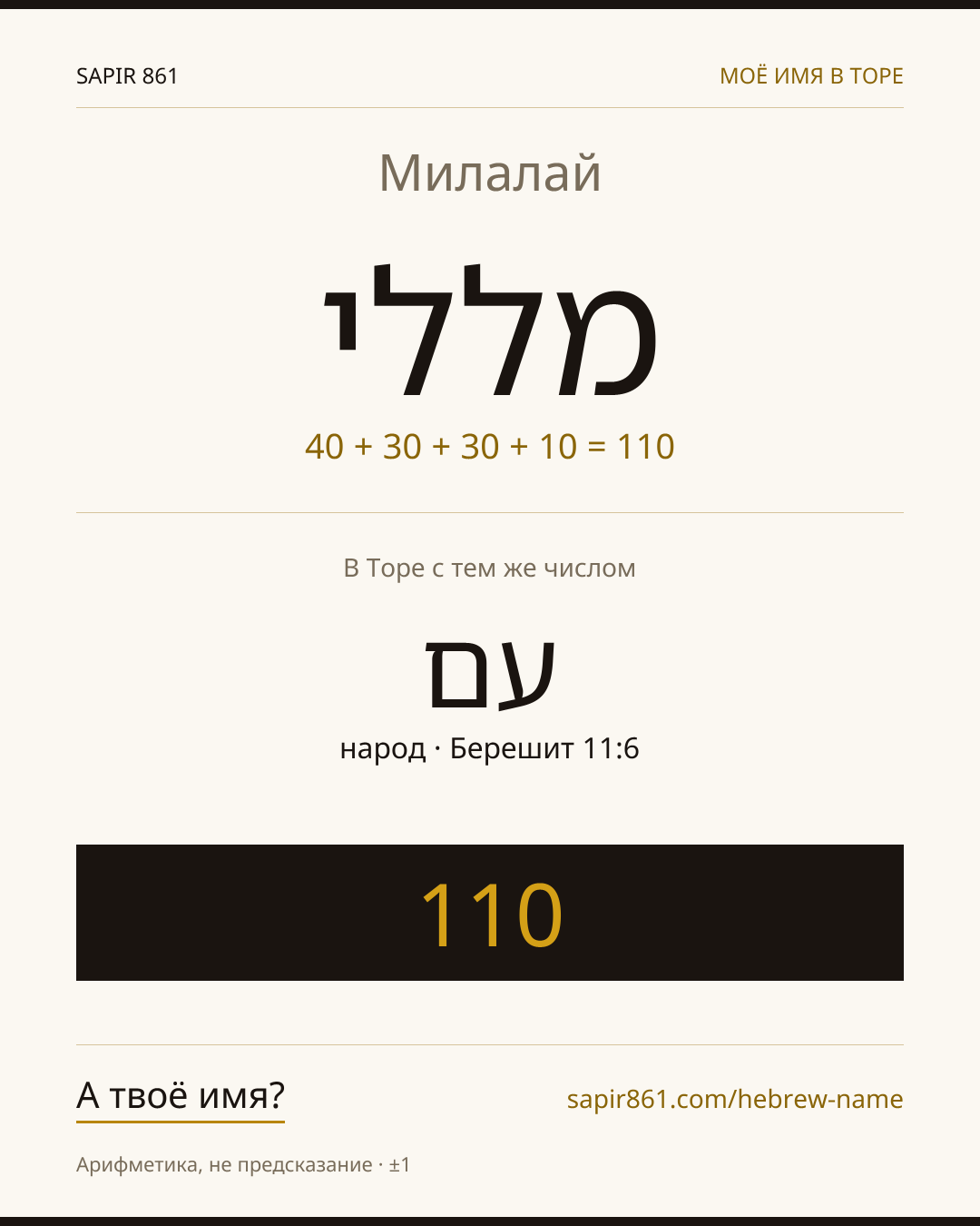 Милалай — מללי