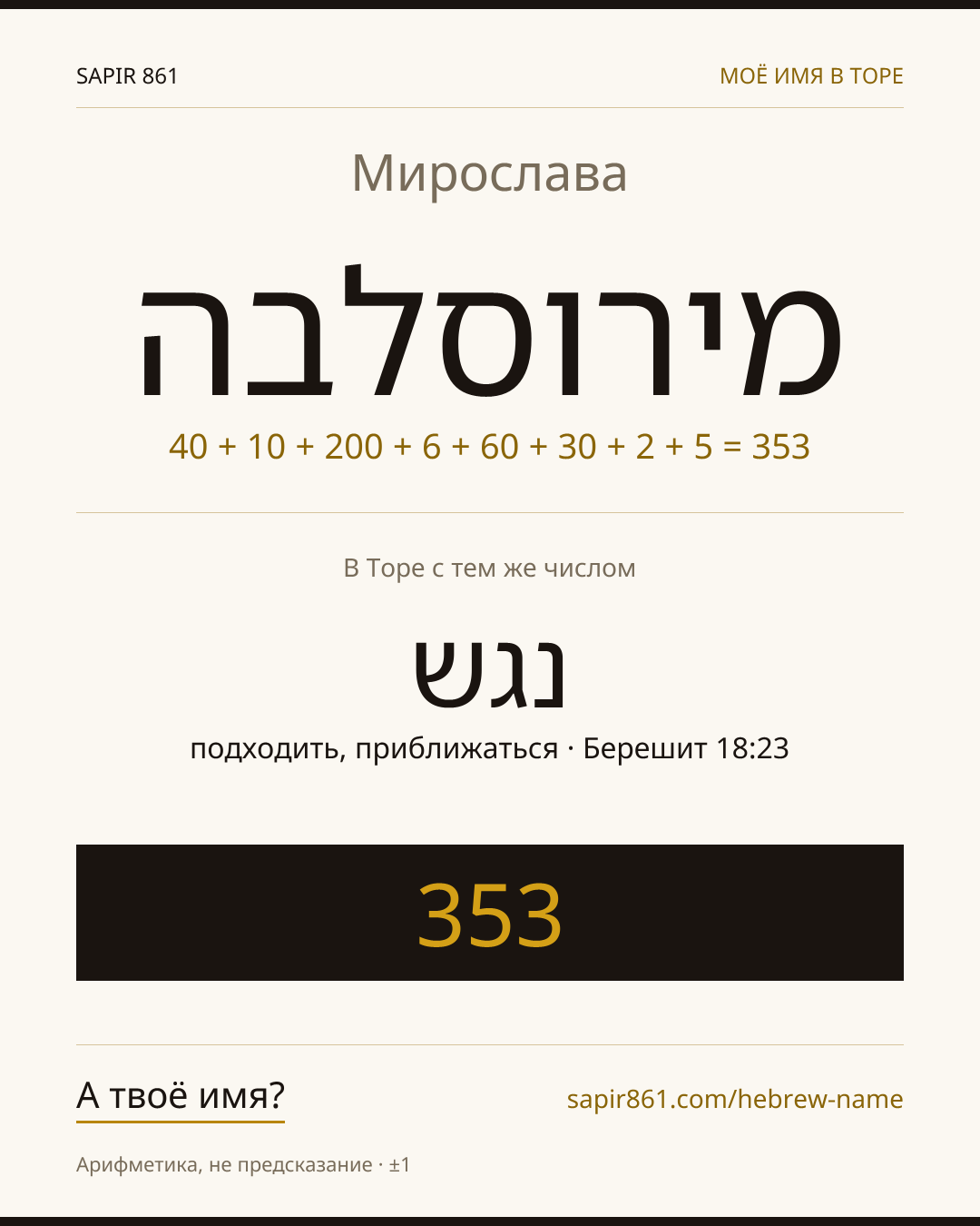 Мирослава — מירוסלבה