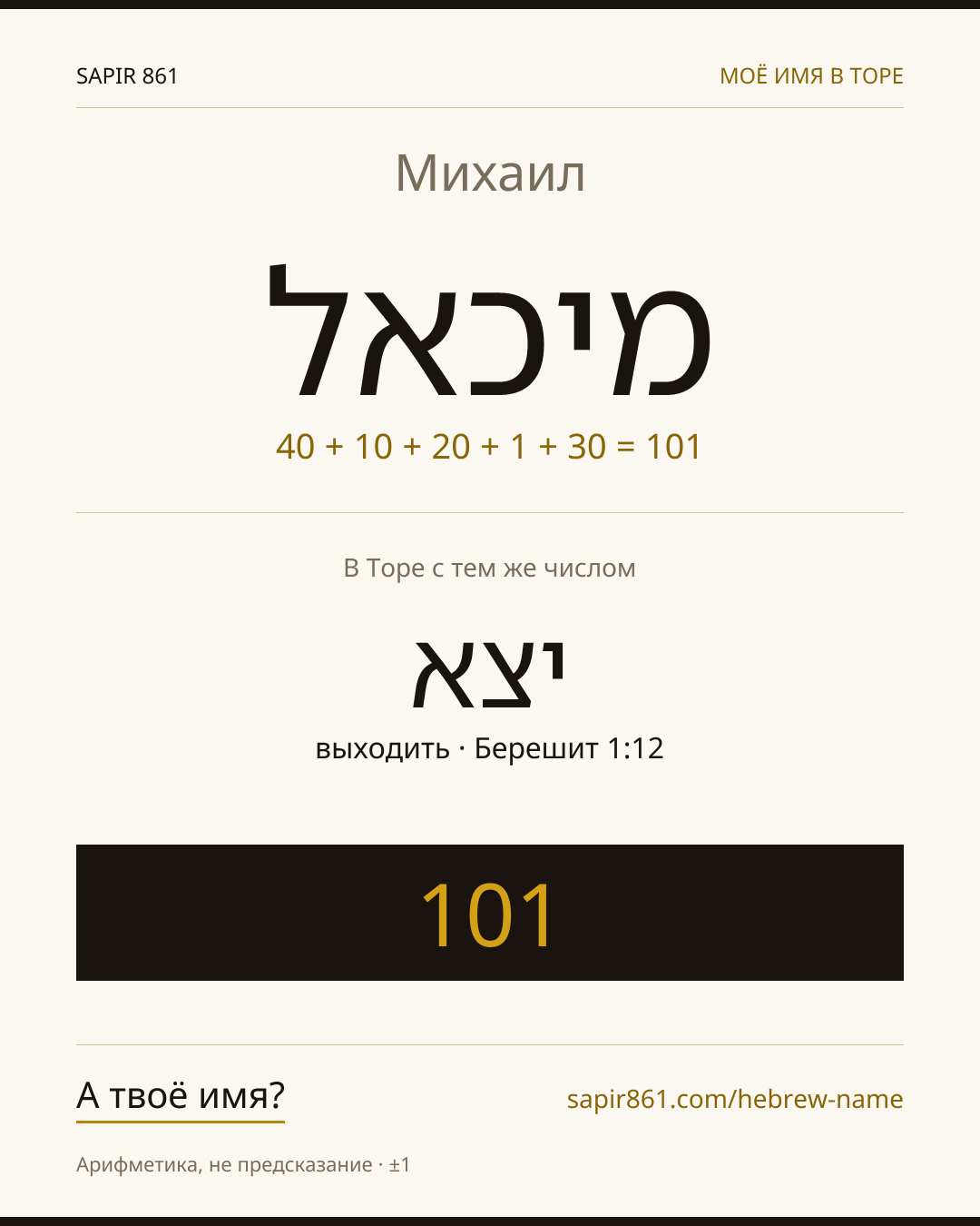 Михаил — מיכאל